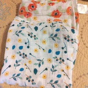 Floral Baby Swaddles